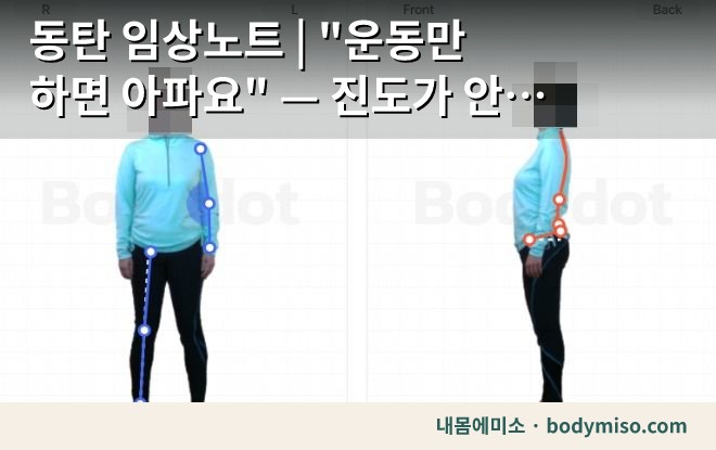 동탄 전신 자세 분석 운동 재활