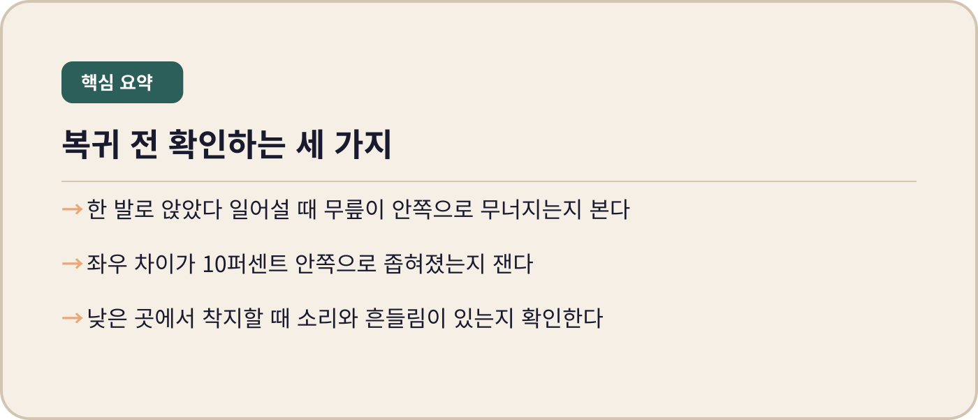 동탄 내몸에미소 십자인대 재건 후 복귀 전 확인하는 세 가지 정리