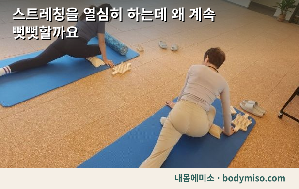 스트레칭을 열심히 하는데 왜 계속 뻣뻣할까요